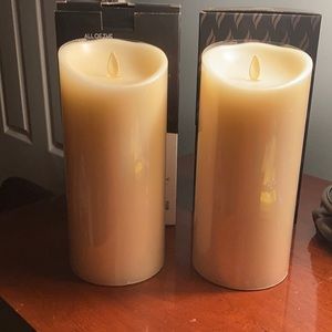 Ivory luminaries, vanilla-scented (2)